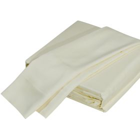 Luxuriously Soft 100% Viscose Derived from Bamboo 4-Piece sheet Set , Oeko-TEX Certified, California King - Crème