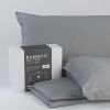 Bamboo Cotton Sheets Soft and Smooth with Viscose from Bamboo Grey Cal King Split