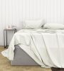 Bamboo Cotton Sheets Soft and Smooth with Viscose from Bamboo Ivory Full