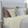 Luxuriously Soft 100% Viscose Derived from Bamboo 4-Piece sheet Set , Oeko-TEX Certified, California King - Crème