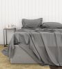 Bamboo Cotton Sheets Soft and Smooth with Viscose from Bamboo Grey Cal King Split Head